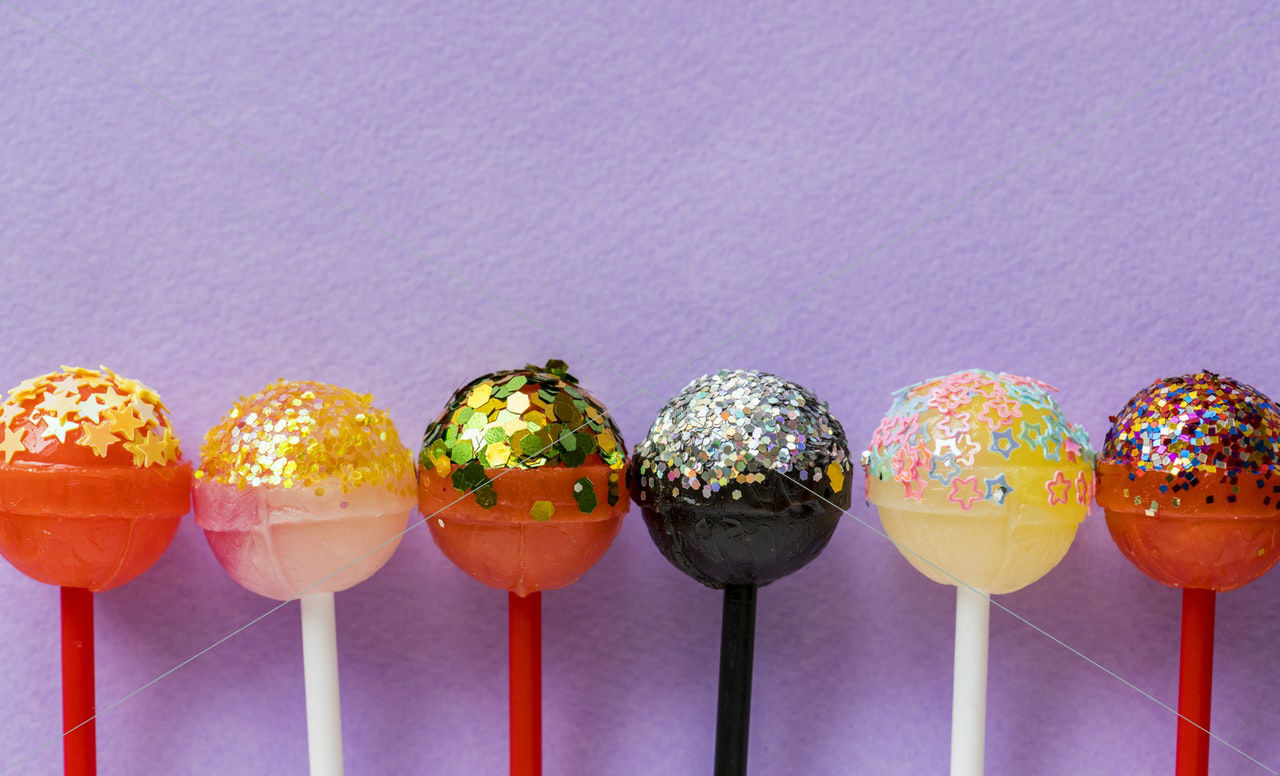 assortment bright candy